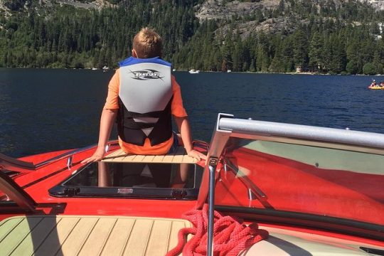 Private Boat Charter for 5 with Captain. Lake Tahoe with Kids! Boating & Ecology