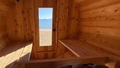 Lake Tahoe cold plunge + sauna experience!
